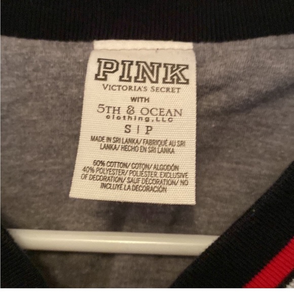 PINK by Victoria Secret Varsity styles cotton blend jacket. - Picture 2 of 4